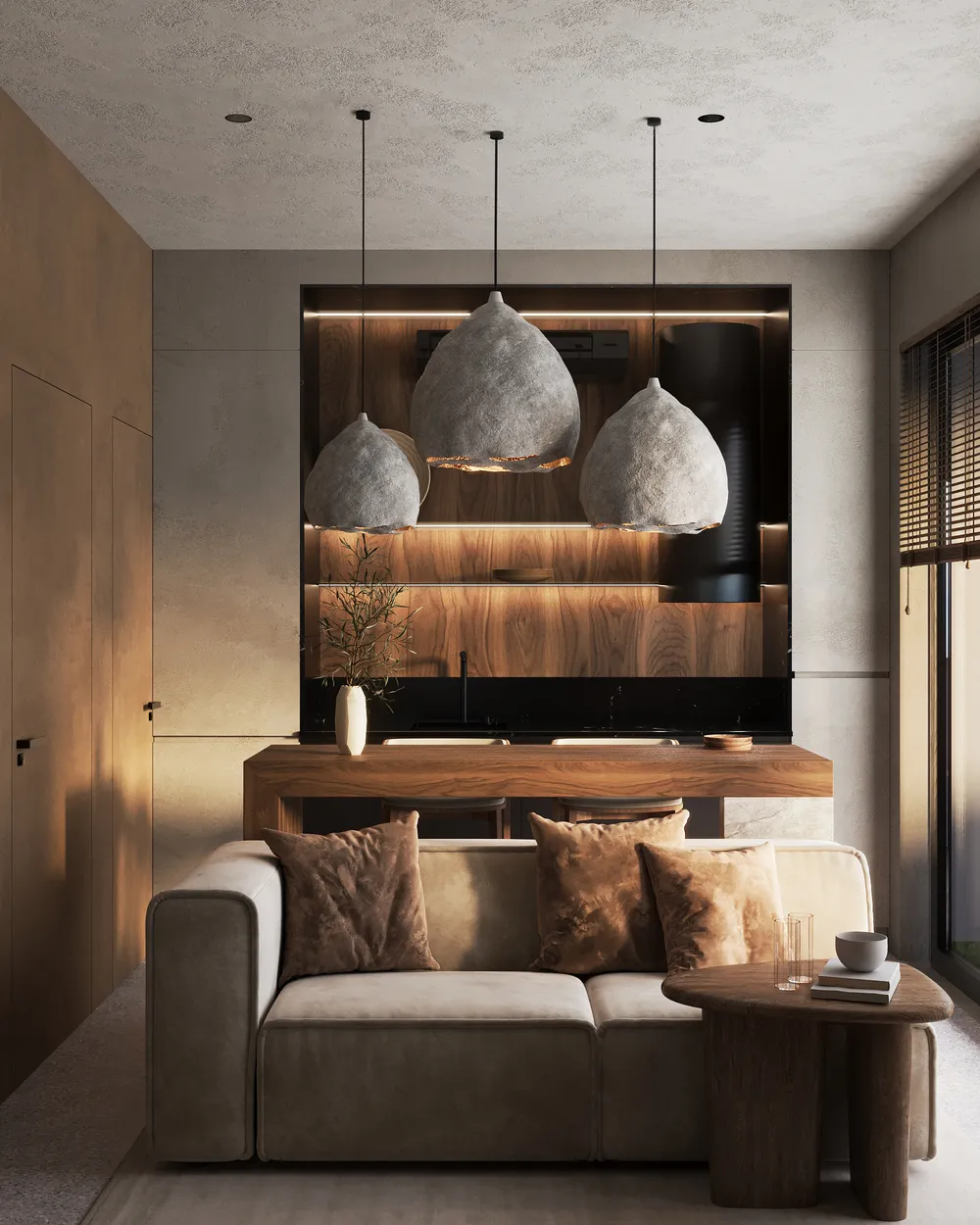 1BR — спальня