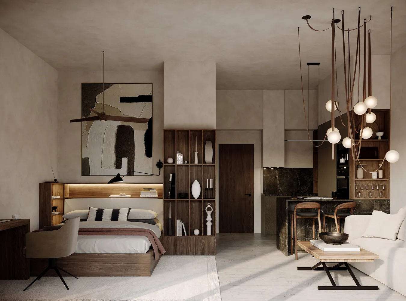 Студия Biom Apart — интерьер